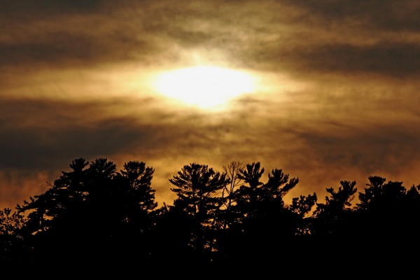 Sunset at Lake Temagami by Deb Oppermann